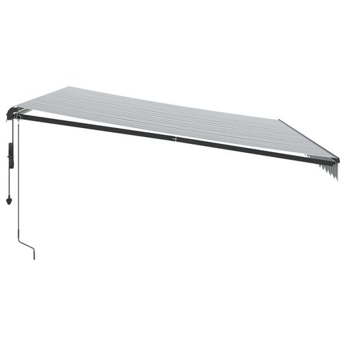 vidaXL Automatic Retractable Awning Burgundy 300x250 cm vidaXL