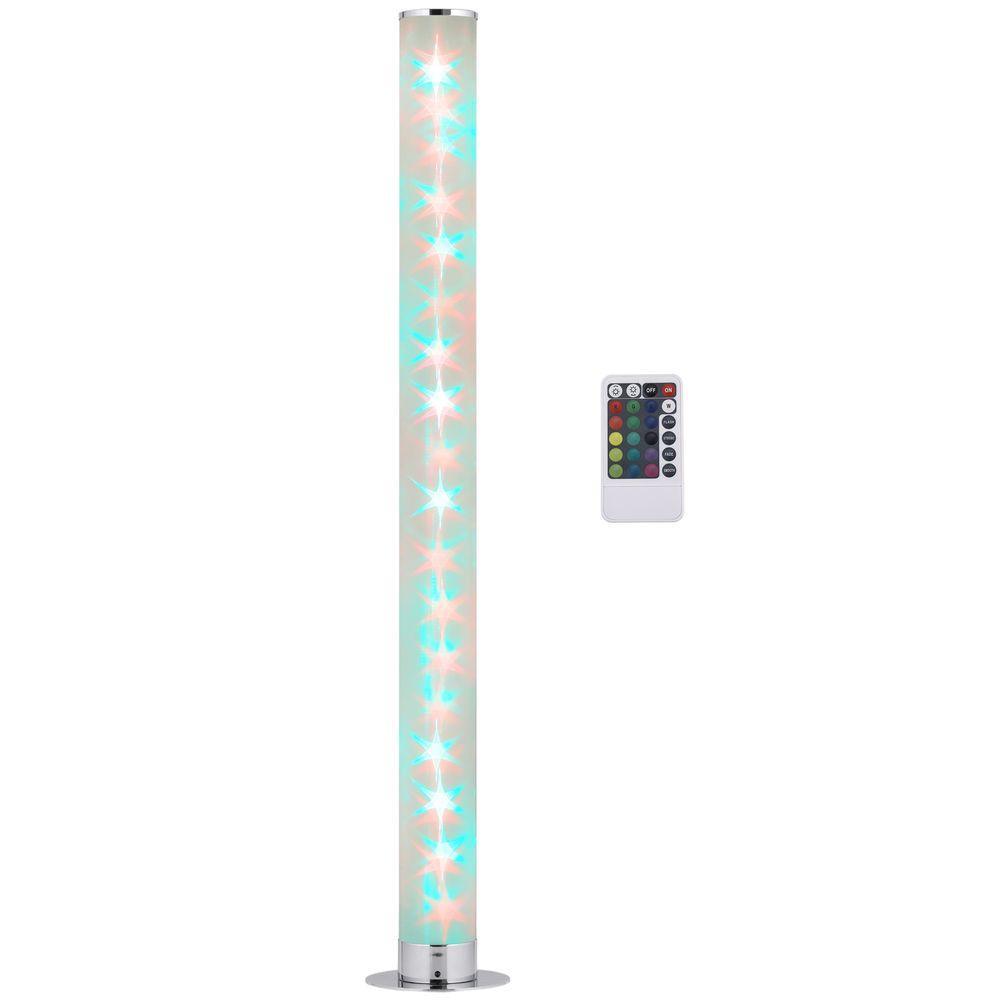 RGB Floor Lamps LED Corner Lamp with Remote Control Mood Lighting HOMCOM Unbranded