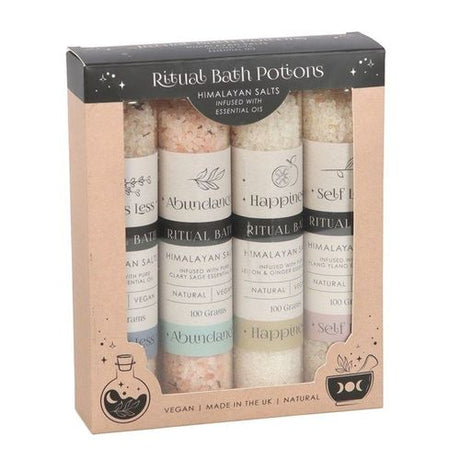 Ritual Bath Salt Gift Set with Himalayan Sea Salts N/A