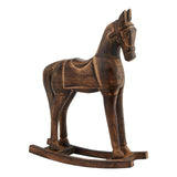 Shades 4 Seasons Rocking Horse Home Decor BROWN WOOD Shades 4 Seasons
