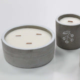 Large Round Candle Box - Crushed Vanilla & Orange AW-Dropship