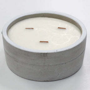 Large Round Candle Box - Patchouli & Dark Amber AW-Dropship