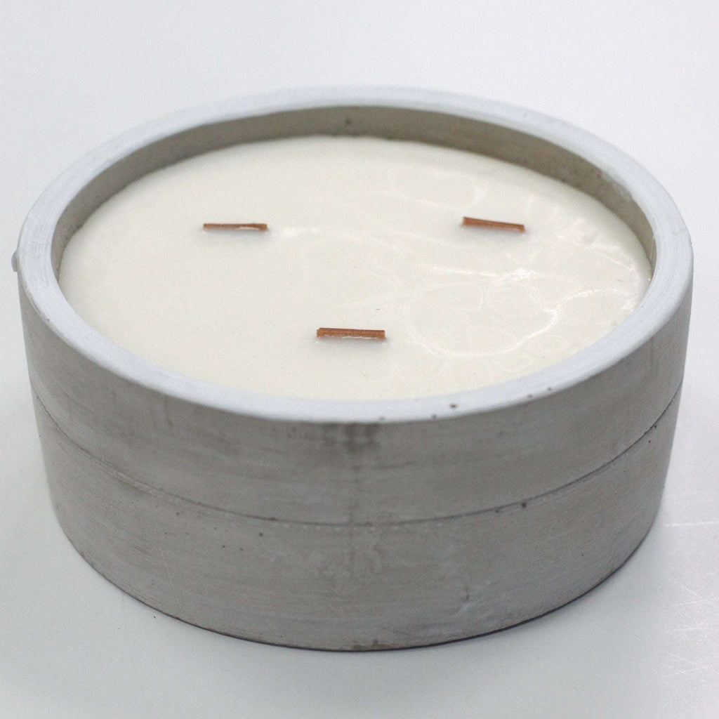 Large Round Candle Box - Patchouli & Dark Amber AW-Dropship