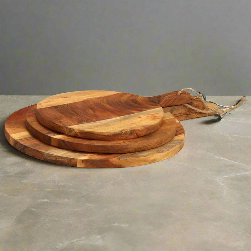 vidaXL Chopping Board 3pcs Solid Wood Acacia vidaXL