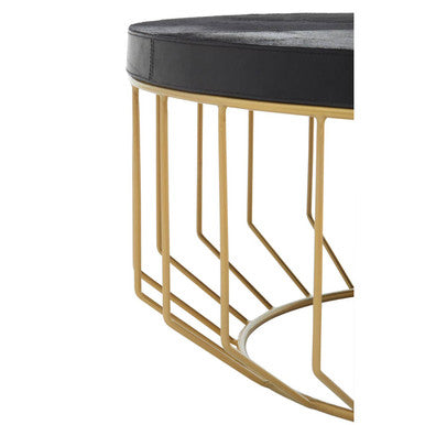 Kensington Townhouse Hair On Hide Round Coffee Table Orsina