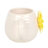 Hello Sunshine Rounded Mug with 3D Sunflower N/A