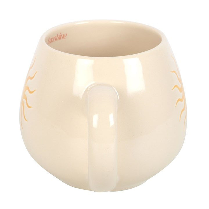 Sunny Rounded Mug with Inspirational Morning Design N/A