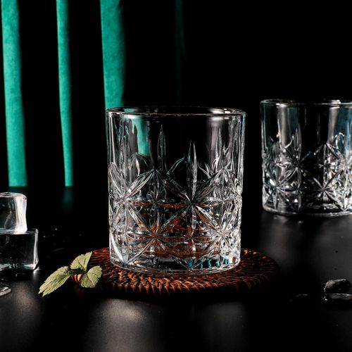 Vinsani Crystal Cut Whisky Glasses - Set of 6 Vinsani
