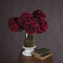 Shades 4 Seasons Ruby Hydrangea Single Stem Flower RED PLASTIC Shades 4 Seasons