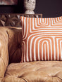 Bosie Ozella Rust And White Cushion Orsina
