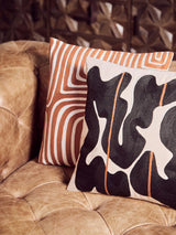 Bosie Ozella Rust And White Cushion Orsina