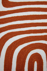 Bosie Ozella Rust And White Cushion Orsina
