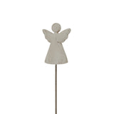 Rustic Angel Decorative Figure on a Stake for Charming Christmas Room Decorations