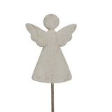 Rustic Angel Wooden Christmas Room Decoration with Delicate Wings for Seasonal Decoration