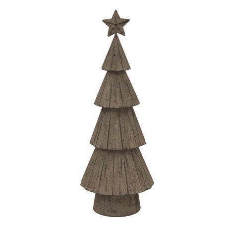 Rustic Bough Tree Christmas decoration in a layered design for festive room decor