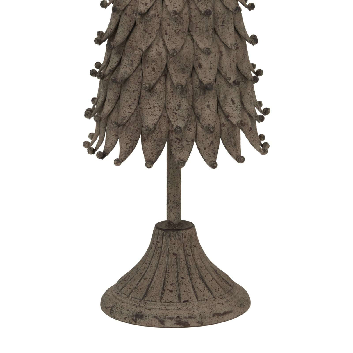 Rustic Decorative Tree with a textured finish, perfect for adding a warm touch to Christmas room decorations