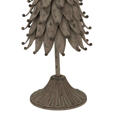 Rustic Decorative Tree in neutral tones, perfect for enhancing Christmas room decorations