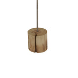 Rustic Star Candle Holder with Natural Wooden Base for Elegant Christmas Decorations