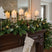 Rustic Tree Decoration on a Festive Mantel with Candles and Greenery for Christmas Room Decor