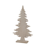 Rustic Tree decoration made of wood for charming Christmas room decor