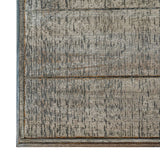 Shades 4 Seasons Console Table with a rustic textured wood finish for contemporary living spaces