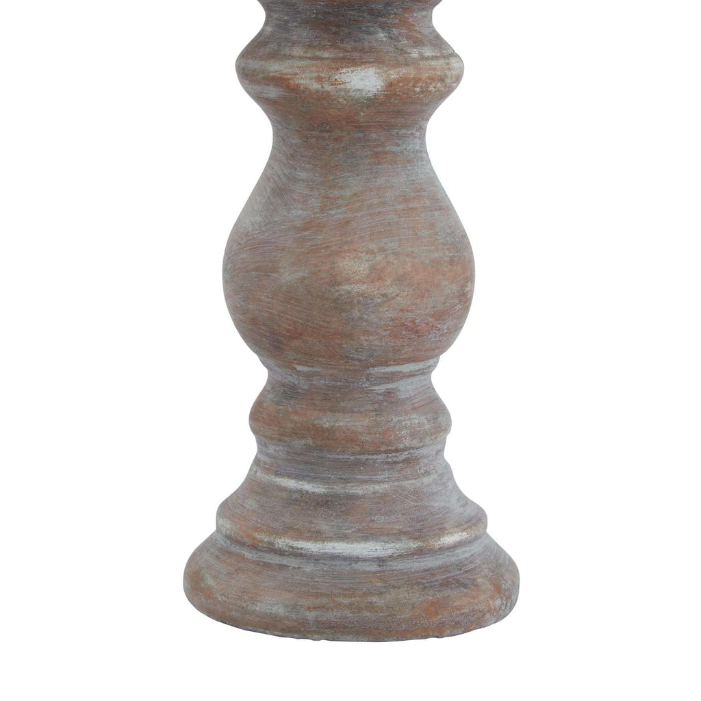 Siena Small Brown Column Candle Holder Shades 4 Seasons
