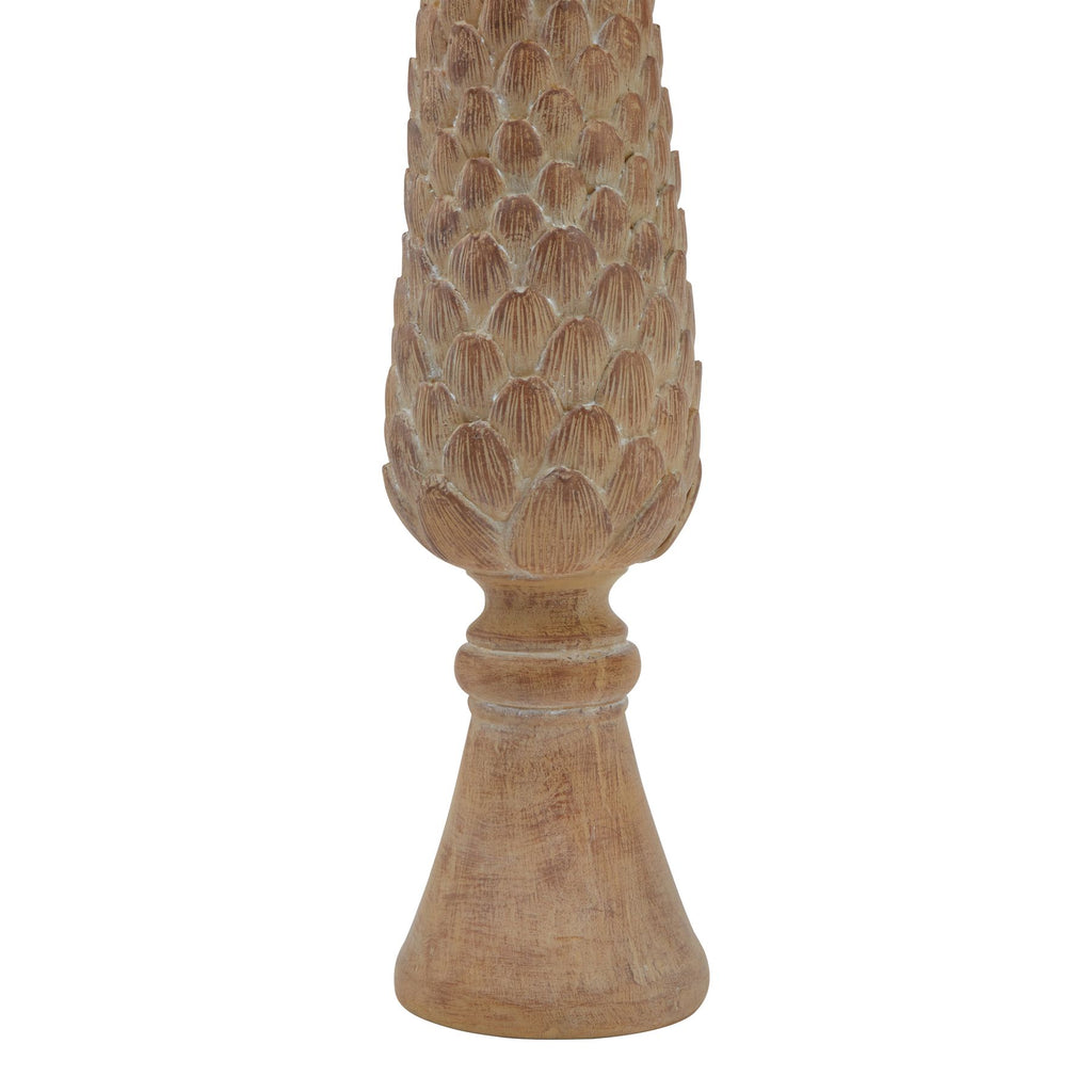 Shades 4 Seasons Pinecone Sculpture - Wooden Tabletop Shades 4 Seasons