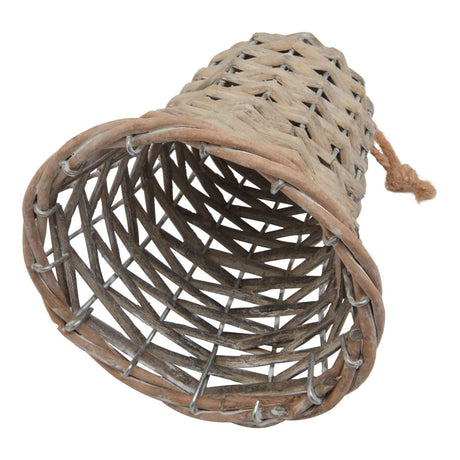 The Noel Collection Medium Wicker Bell Decoration Shades 4 Seasons