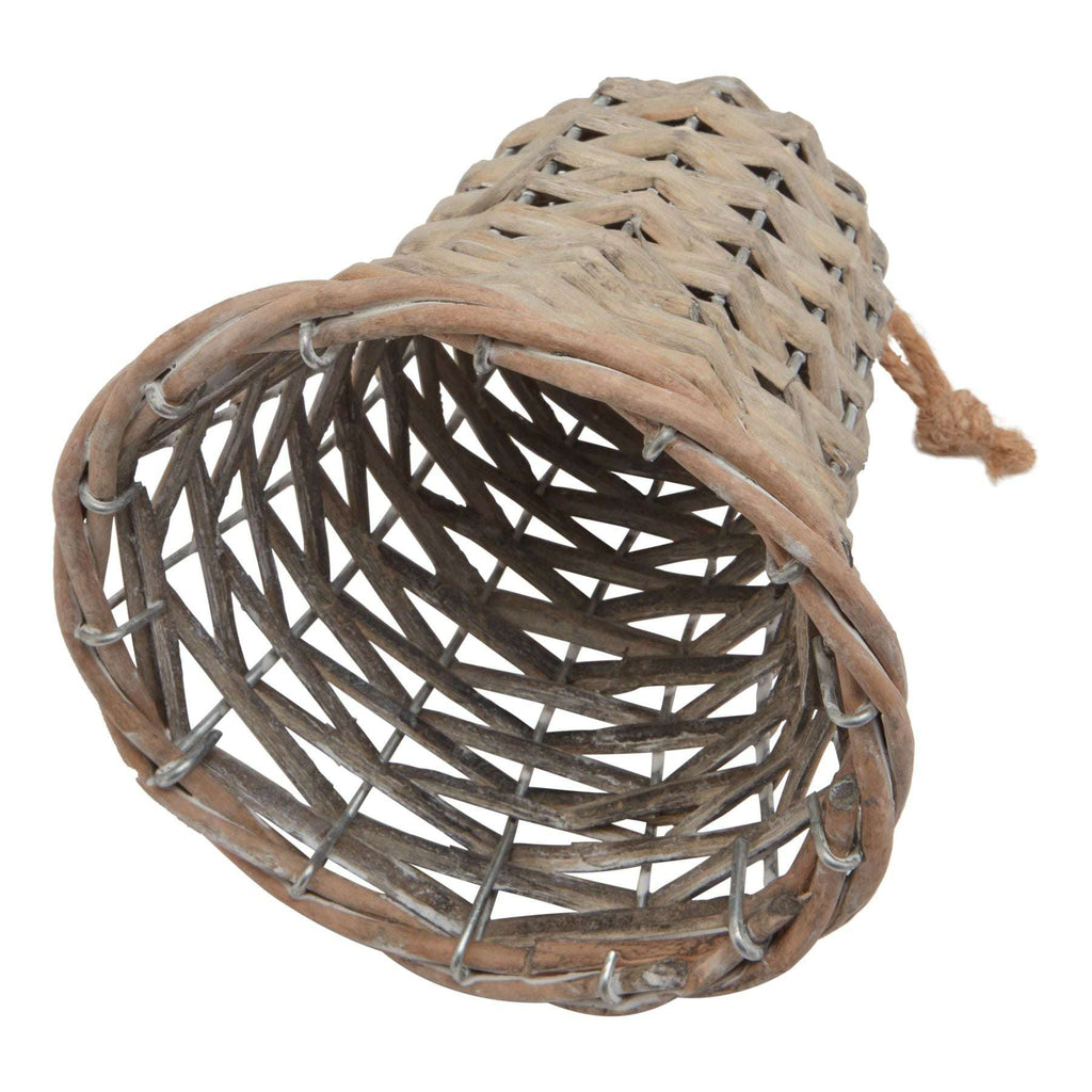 The Noel Collection Medium Wicker Bell Decoration Shades 4 Seasons