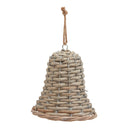 The Noel Collection Medium Wicker Bell Decoration BROWN WICKER Shades 4 Seasons