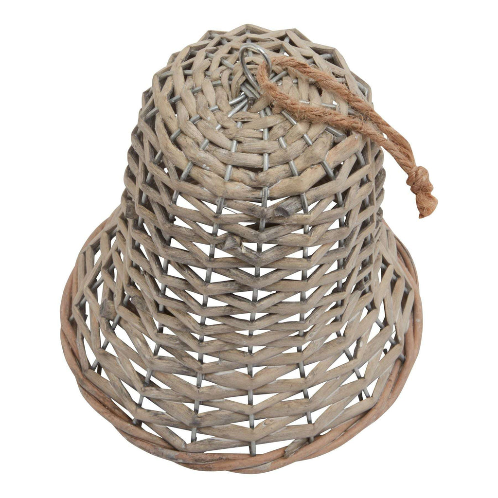 The Noel Collection Large Wicker Bell Decoration Shades 4 Seasons