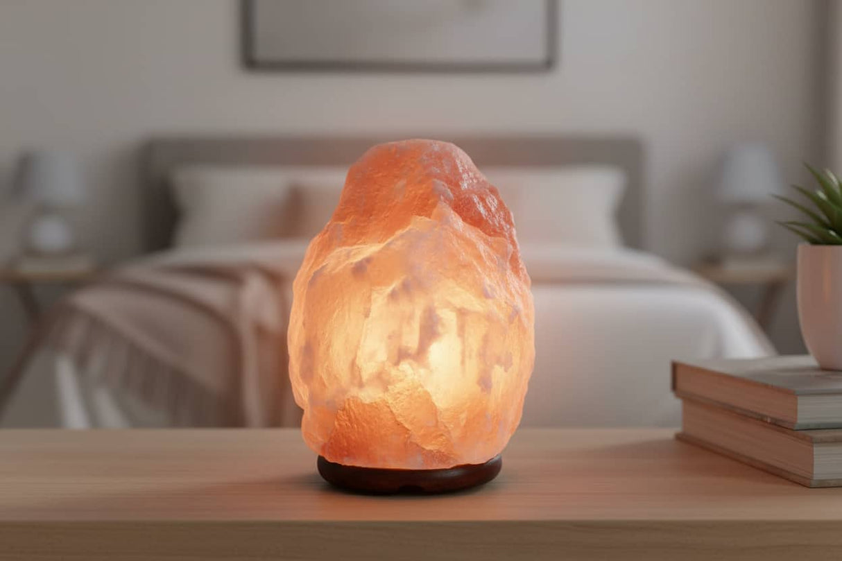Quality Natural Large Salt Lamp and Base AW Dropship UK