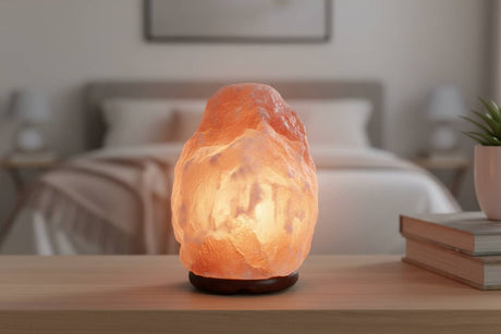 Quality Natural Large Salt Lamp and Base AW Dropship UK