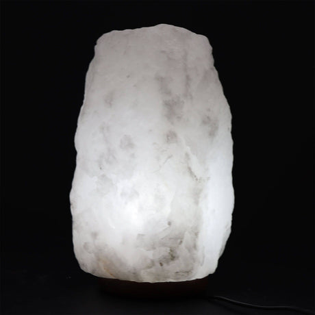 Very Large Crystal Rock Himalayan Salt Lamp and Base AW Dropship UK