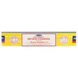 12 Packs of Seven Chakra Incense Sticks by Satya N/A