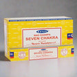 12 Packs of Seven Chakra Incense Sticks by Satya N/A