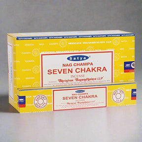 12 Packs of Seven Chakra Incense Sticks by Satya N/A