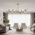 Abira 12 Arm Gold Finish Pendant Light Orsina