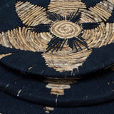 Set of Three Seagrass Bowls Wall Art - Black AW-Dropship
