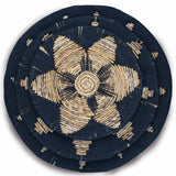 Set of Three Seagrass Bowls Wall Art - Black AW-Dropship