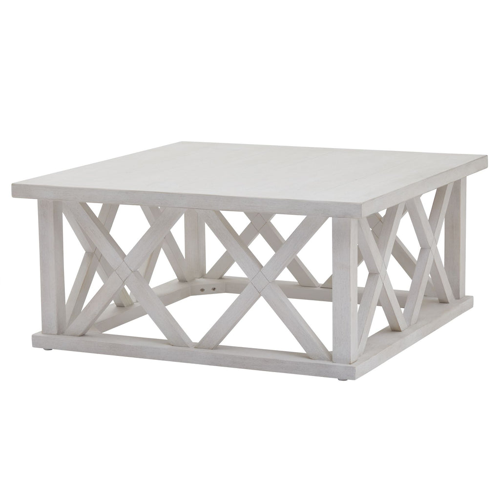 Stamford Plank Collection Square Coffee Table WHITE PINE Shades 4 Seasons