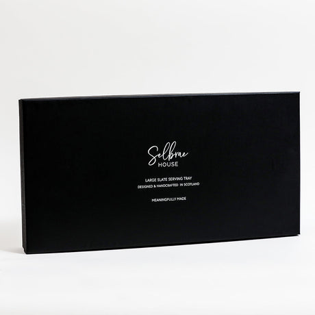 Selbrae House Large Slate Serving Tray, elegantly designed and handcrafted in Scotland