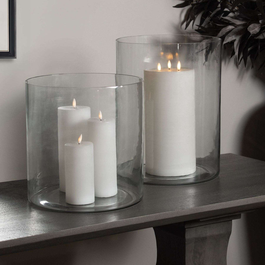 Shades 4 Seasons Cylinder Vase Clear Glass - Large Shades 4 Seasons