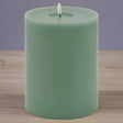 Luxe Collection Melt Effect 6x8 Sage LED Wax Candle SAGE WAX Shades 4 Seasons