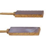 Orsina Serving Set with Elegant Purple Handles and Sleek Gold Accents for Stylish Dining