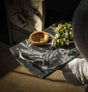Selbrae House Serving Tray in Slate with Decorative Antler Design for Hosting and Serving Snacks