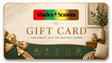 Shades 4 Seasons Gift Card with a gold bow, ideal for home decor and furnishings