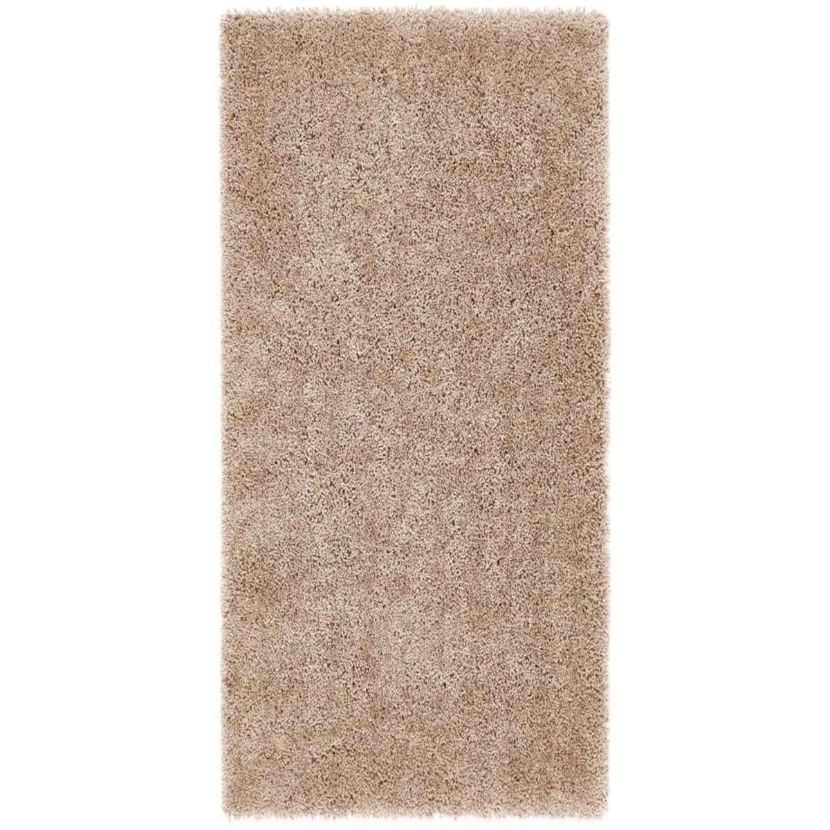 Luxurious beige Shaggy Rug with a soft, plush texture for a warm and inviting living space