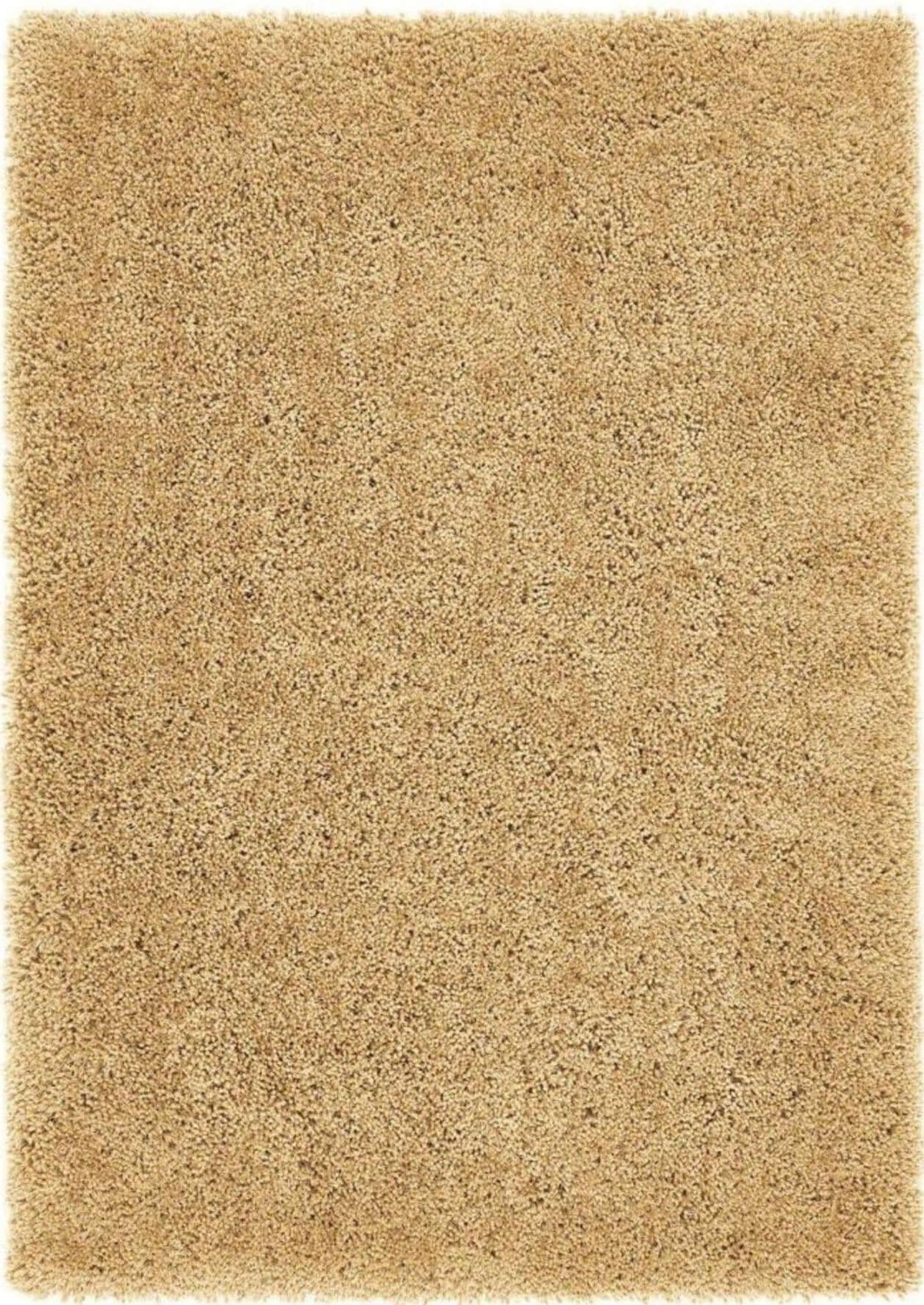 Beige Shaggy Rug with a Soft Texture, Ideal for Creating a Cozy Home Atmosphere