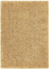 Beige Shaggy Rug with a Soft Texture, Ideal for Creating a Cozy Home Atmosphere